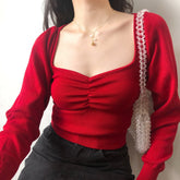 Oxford Knit Sweater ~ HANDMADE // Red